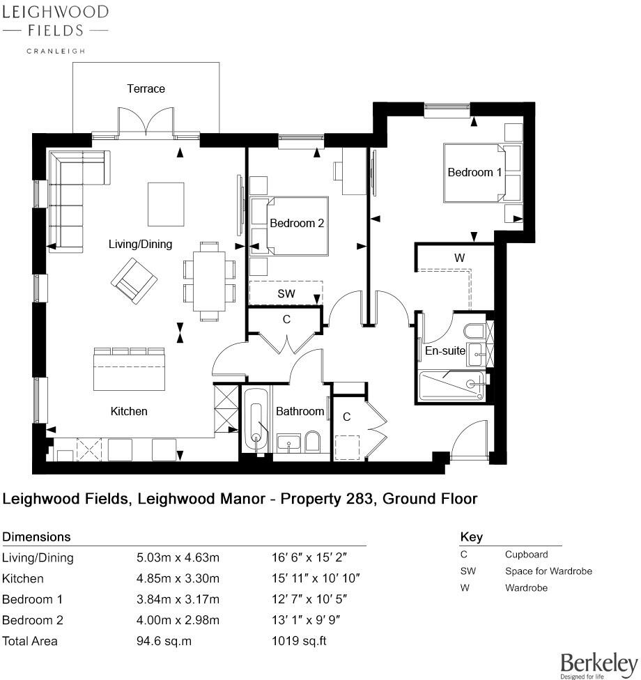 Lorimer Avenue, 
Alfold Road, 
Cranleigh, 
GU6 8WQ floorplan