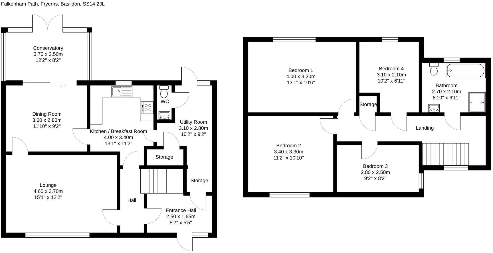 Falkenham Path, Basildon, SS14 floorplan