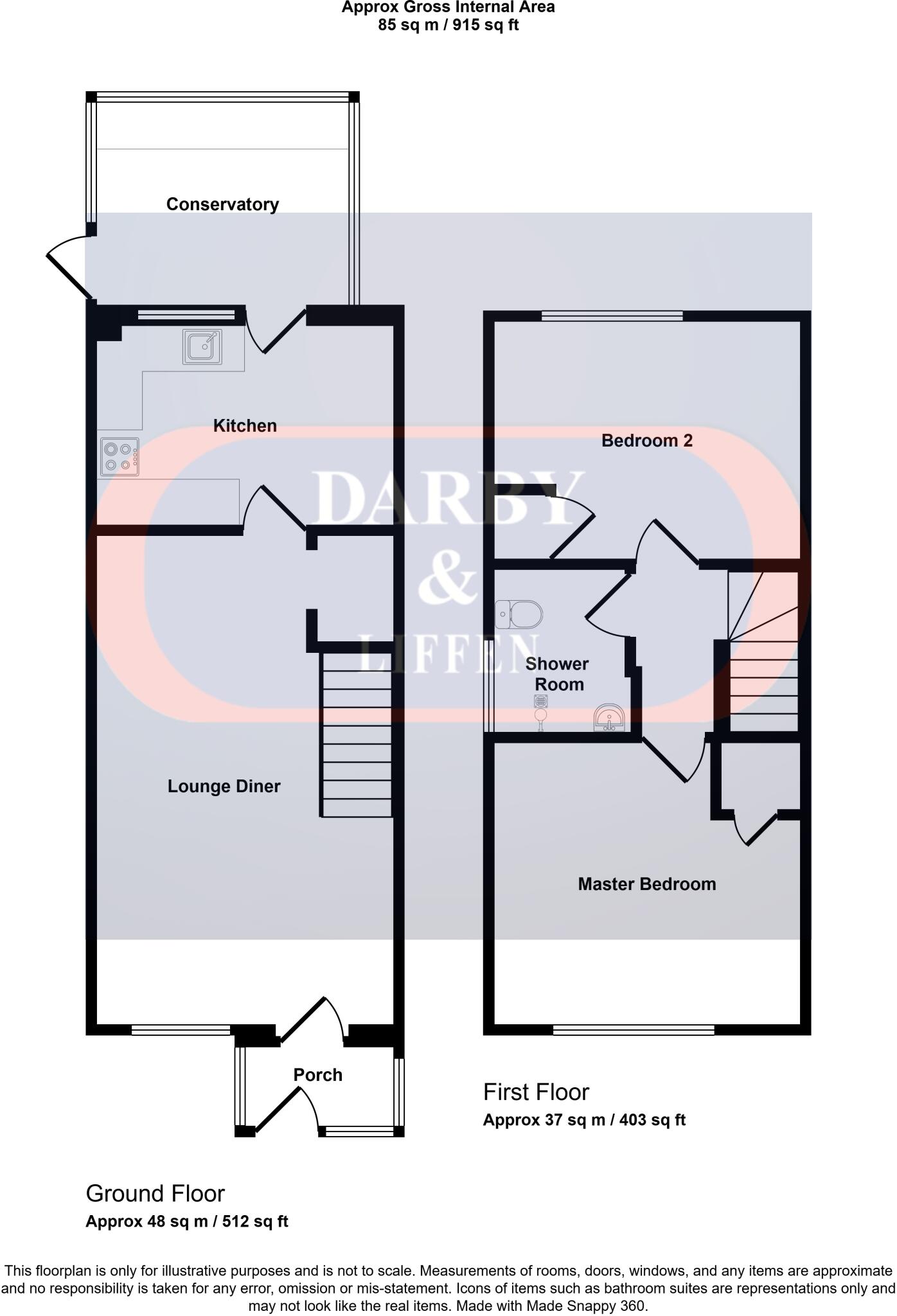 Turin Way, Hopton floorplan