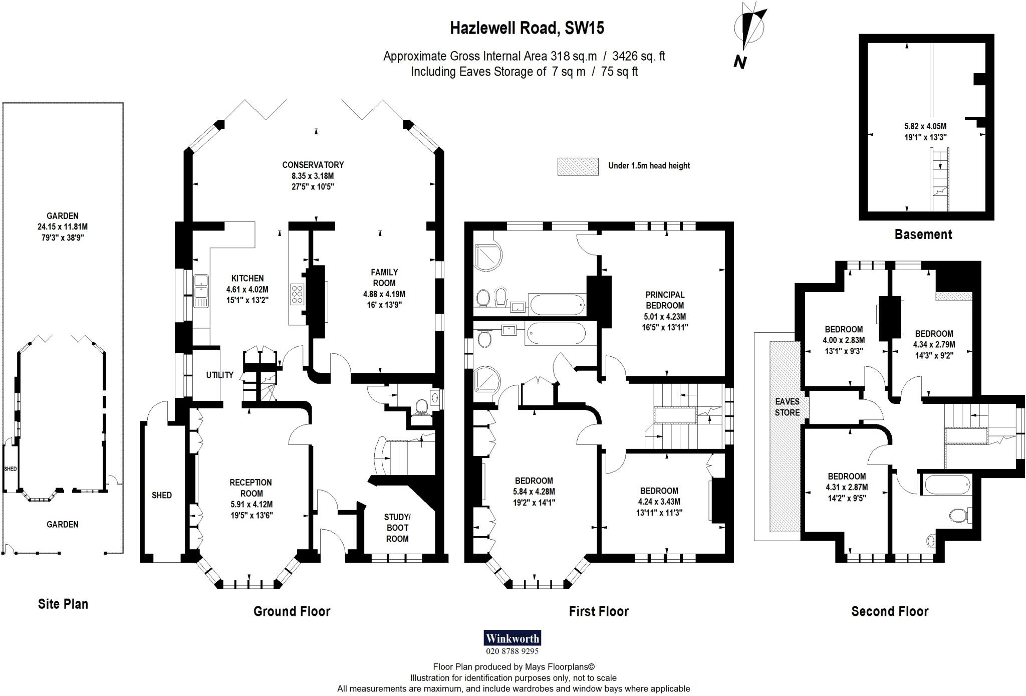 Hazlewell Road, London, SW15 floorplan