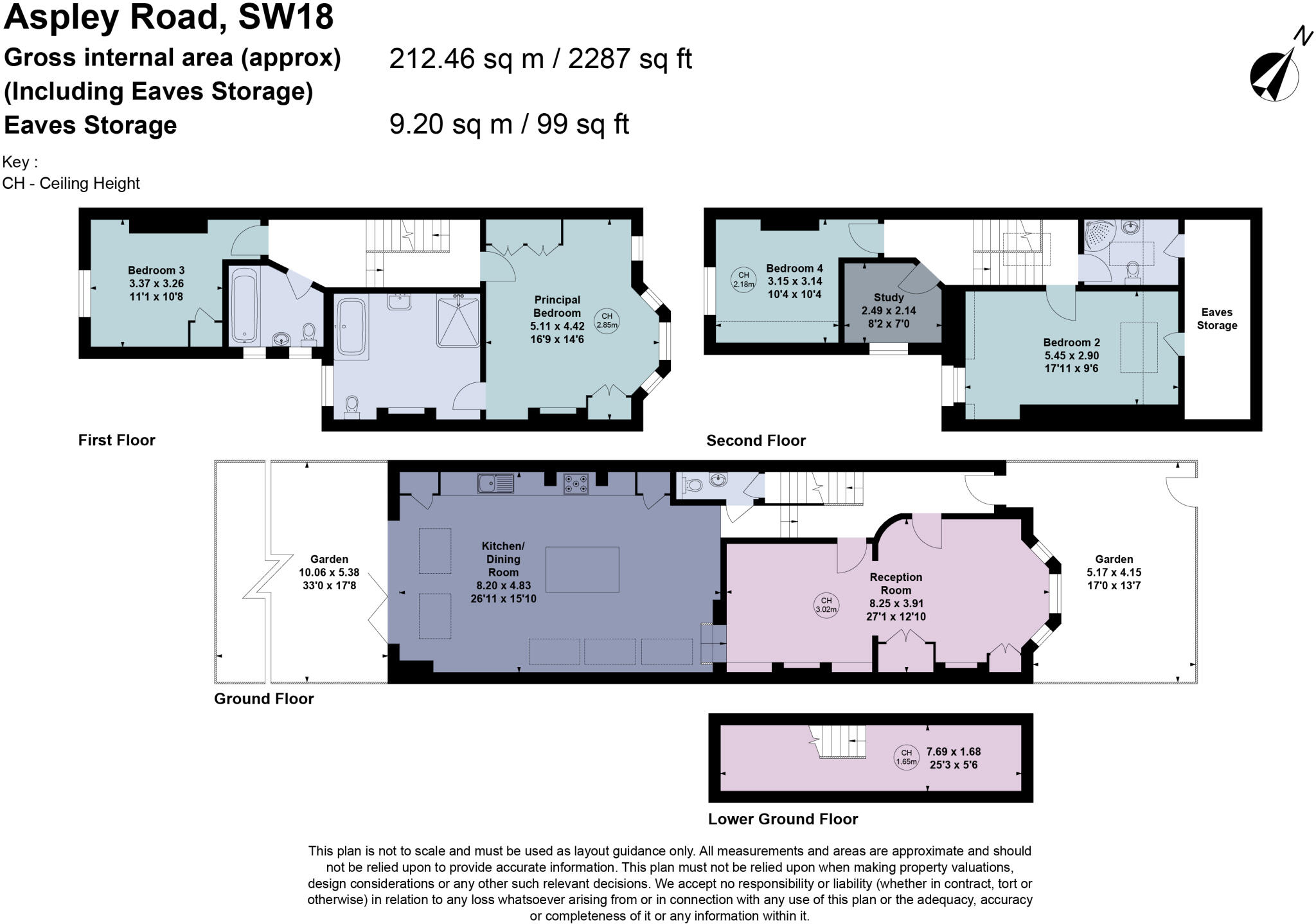 Aspley Road, London, SW18 floorplan