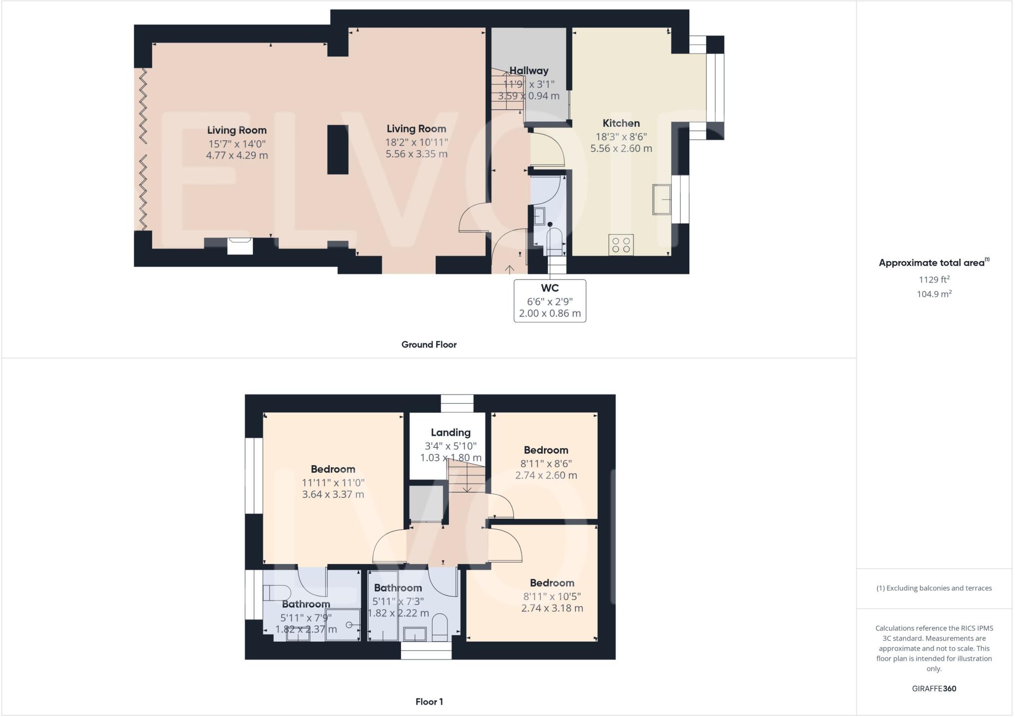 Hopkins Close, Cambridge, CB4 floorplan