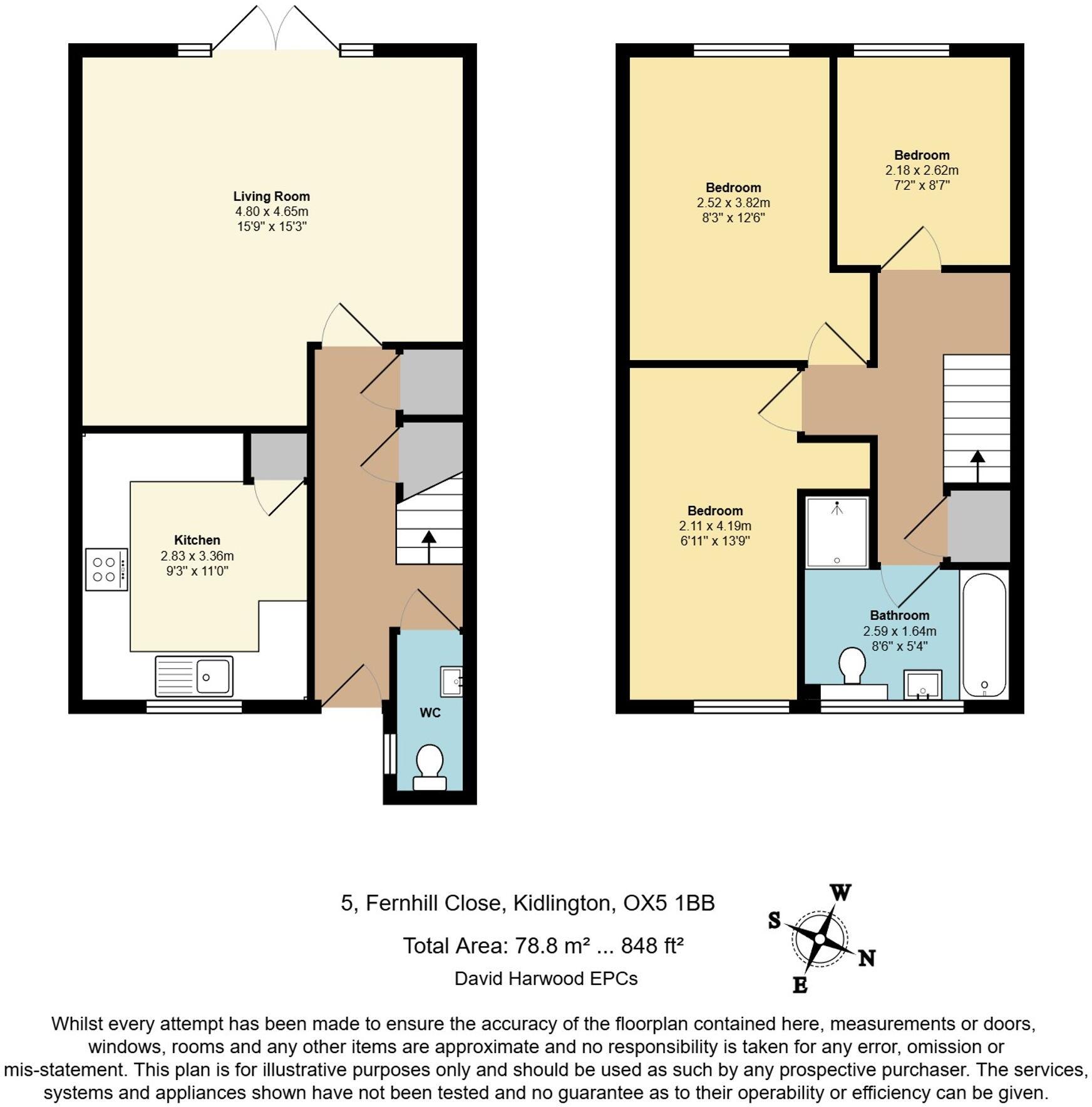 Fernhill Close, Kidlington, OX5 floorplan