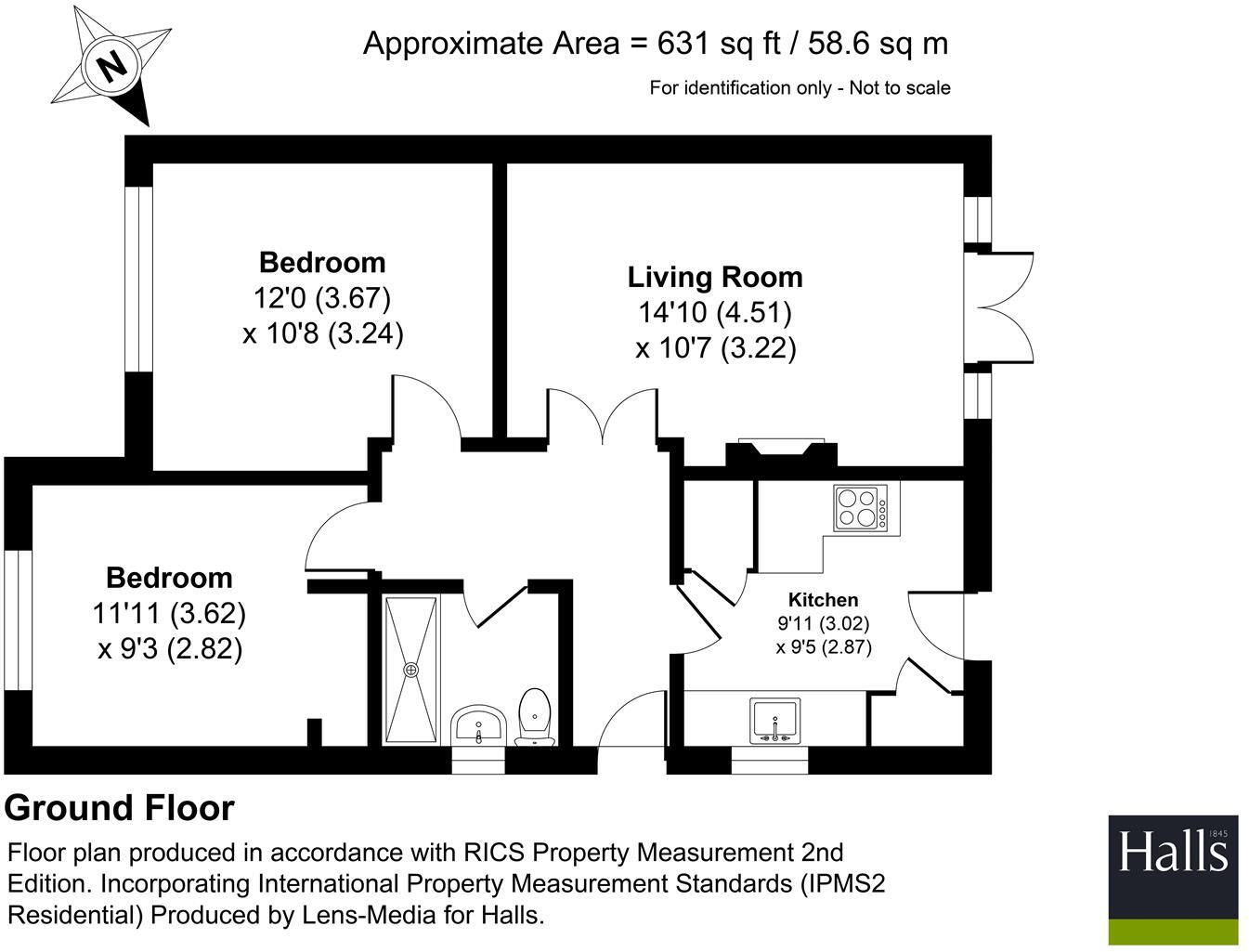 Eaton Crescent, St. Georges, Telford. floorplan