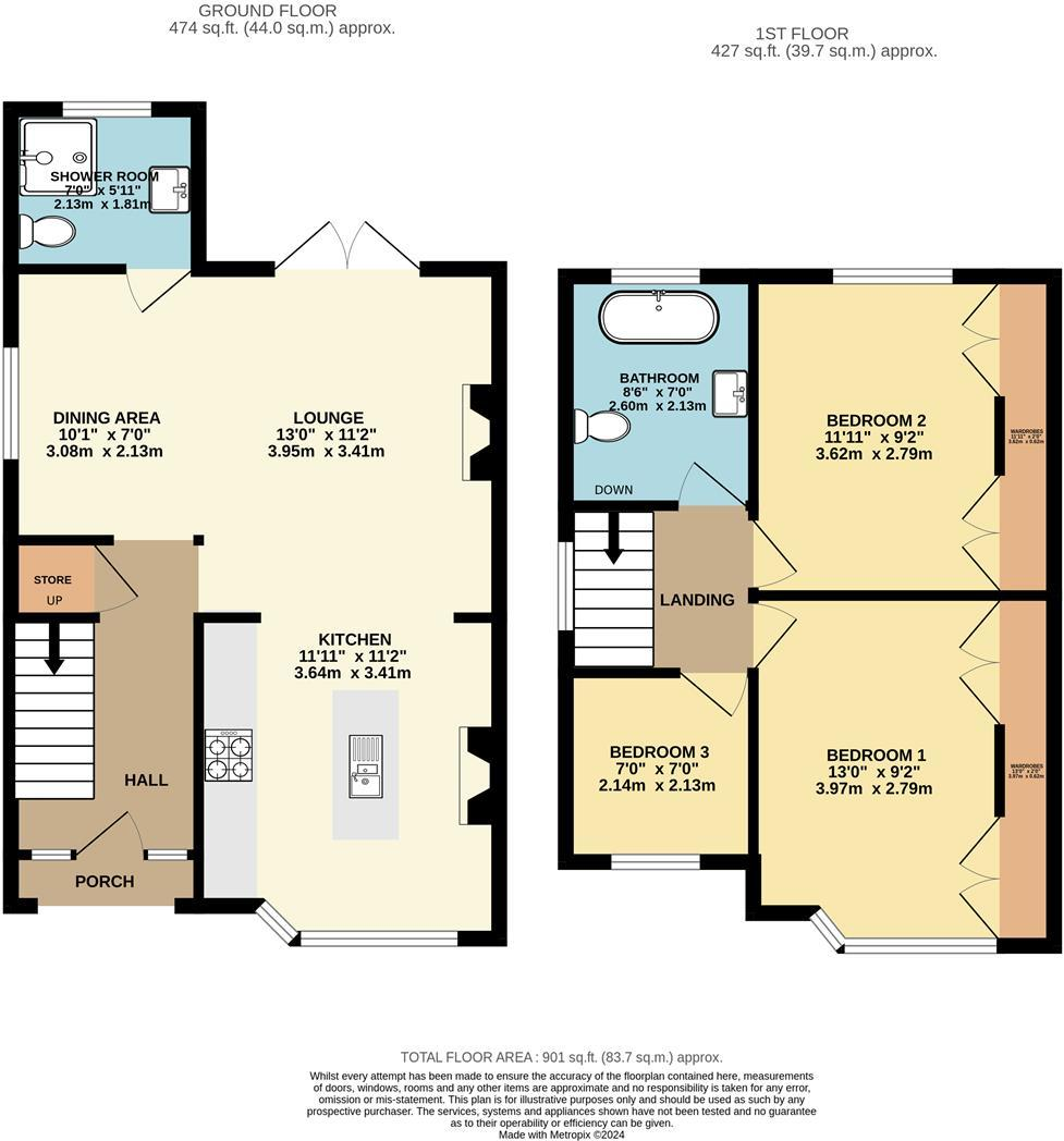 Paradise Lane, Kettering floorplan