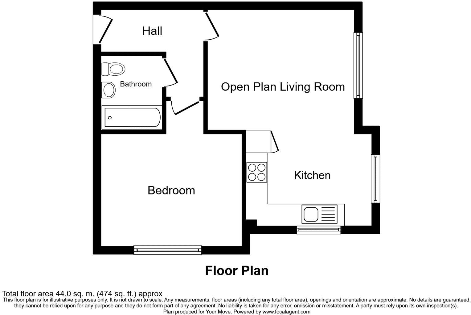 Hill Street, Barwell, Leicester, Leicestershire, LE9 floorplan