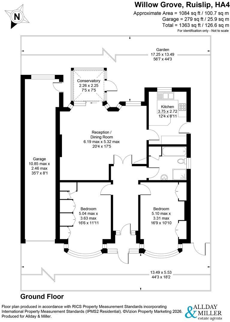 Willow Grove, Ruislip floorplan
