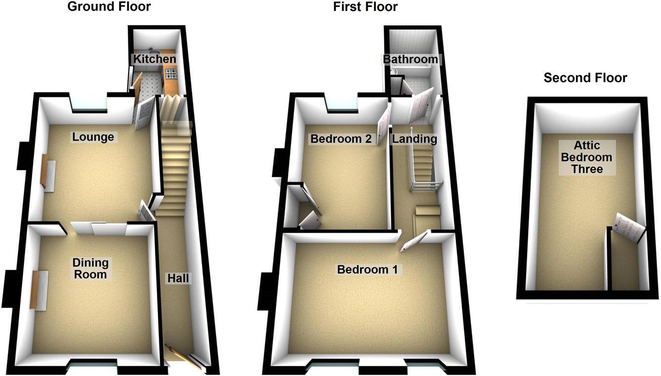South Parade, Elland floorplan