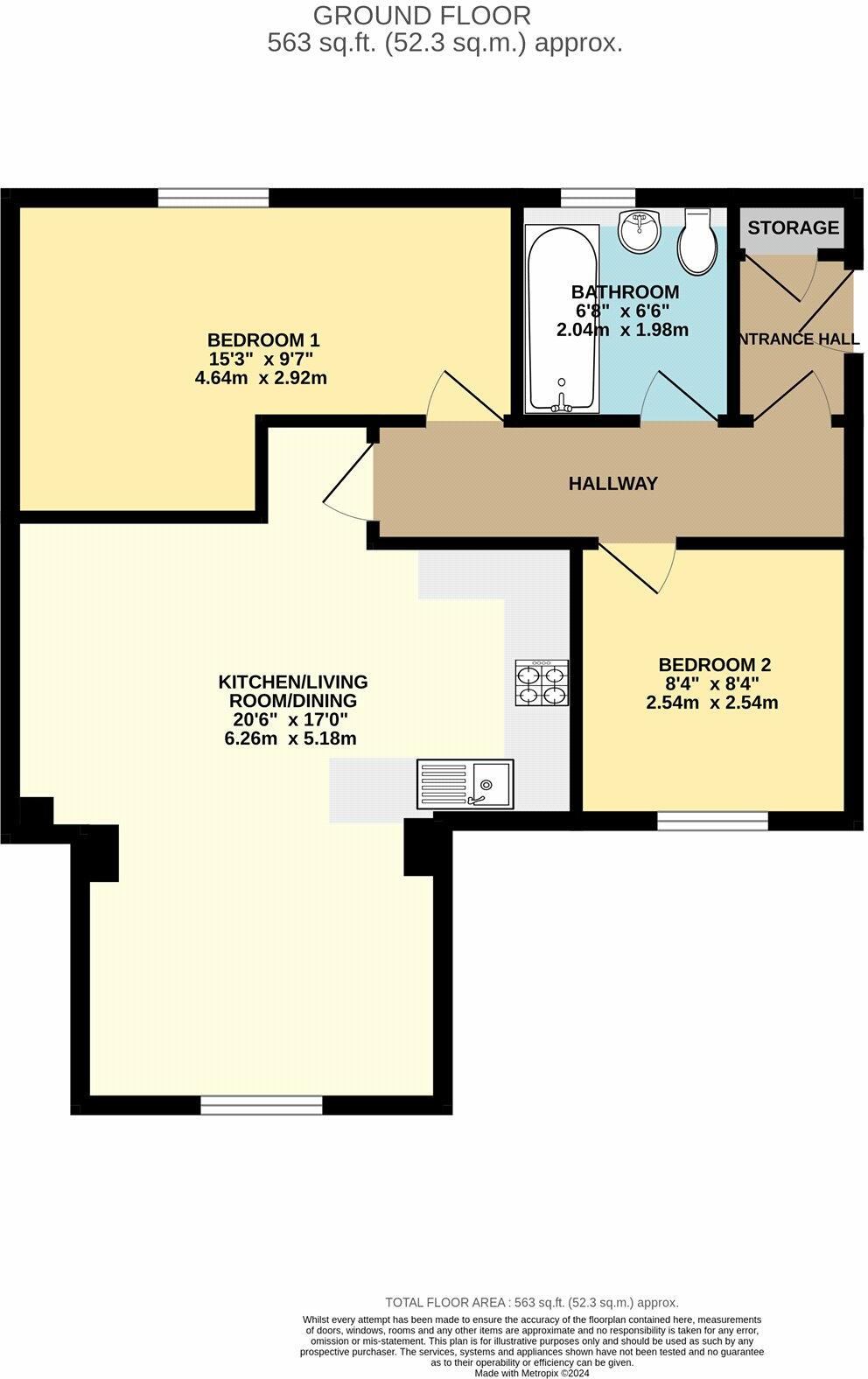 Mill Park Gardens, Mildenhall, Bury St. Edmunds, Suffolk, IP28 floorplan