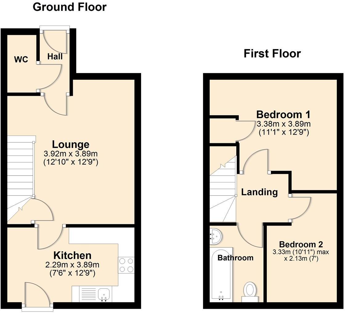 Templewaters, Kingswood, Hull floorplan