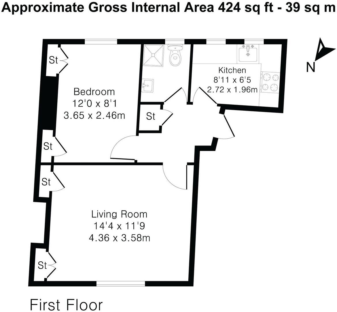 Castle Street, Guildford, GU1 floorplan