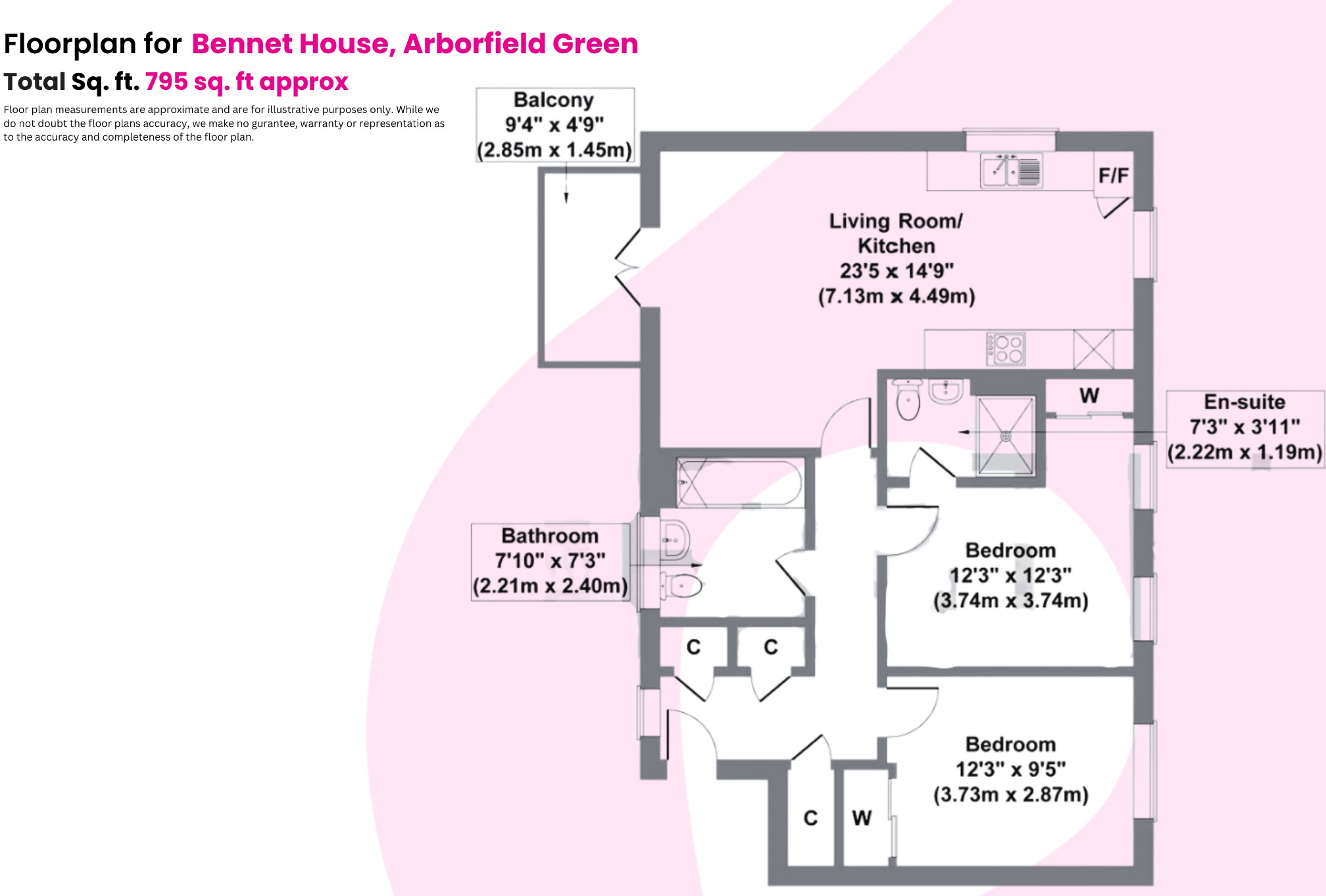 Bennett house, Austin Grove, Arborfield Green, RG2 floorplan