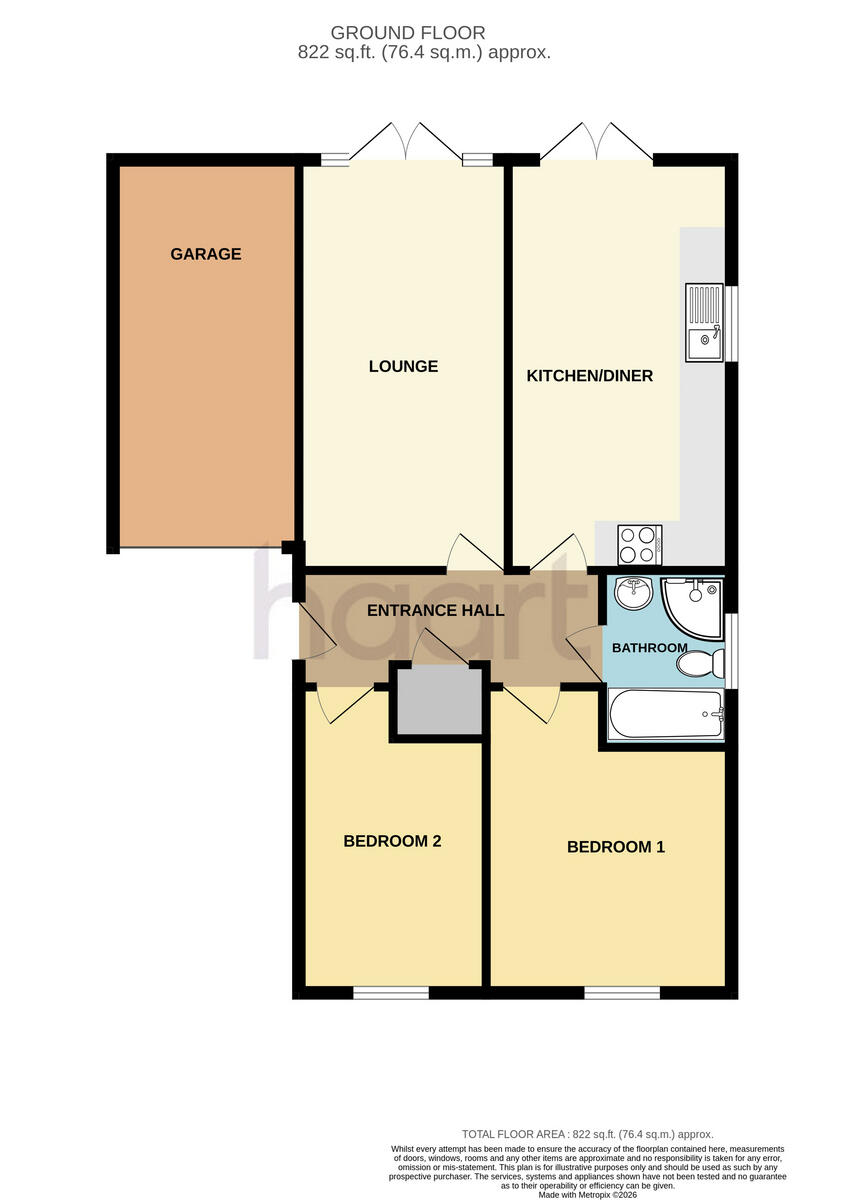 Fieldside View, Tydd St Giles floorplan