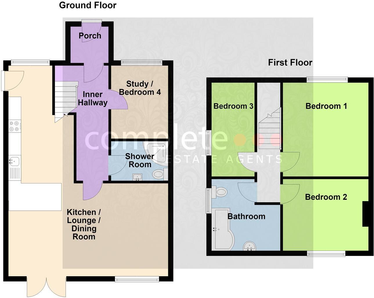 Wolsey Road, Woodlands Estate, Rugby floorplan