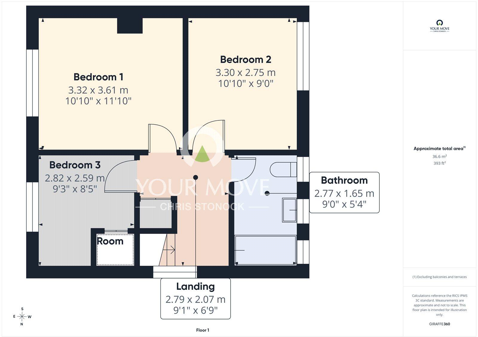 Hanover Drive, Blaydon-on-Tyne, Tyne and Wear, NE21 floorplan