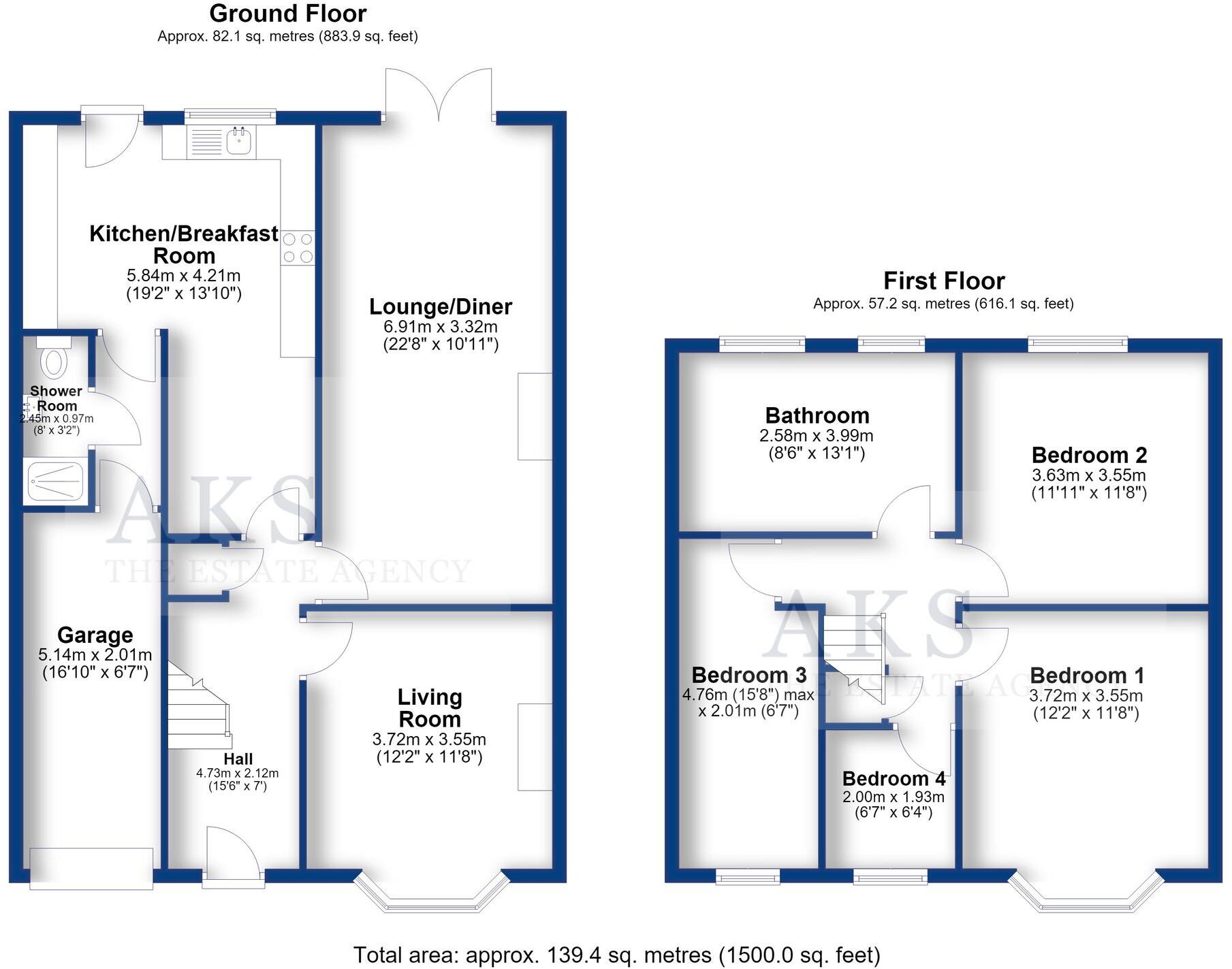 Elms Avenue, Littleover, DE23 floorplan