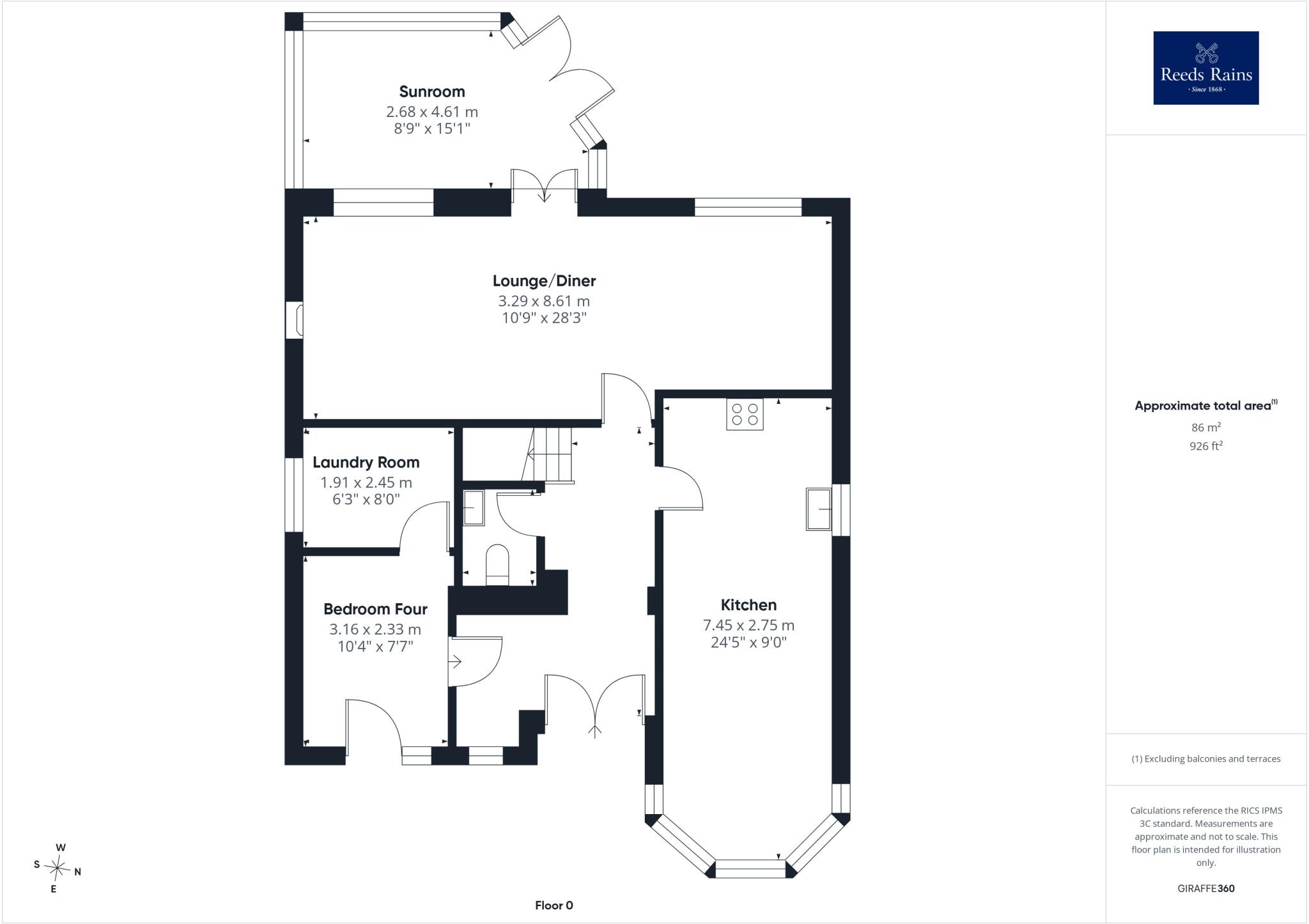 Woodfield Park, Walton, Wakefield, West Yorkshire, WF2 floorplan