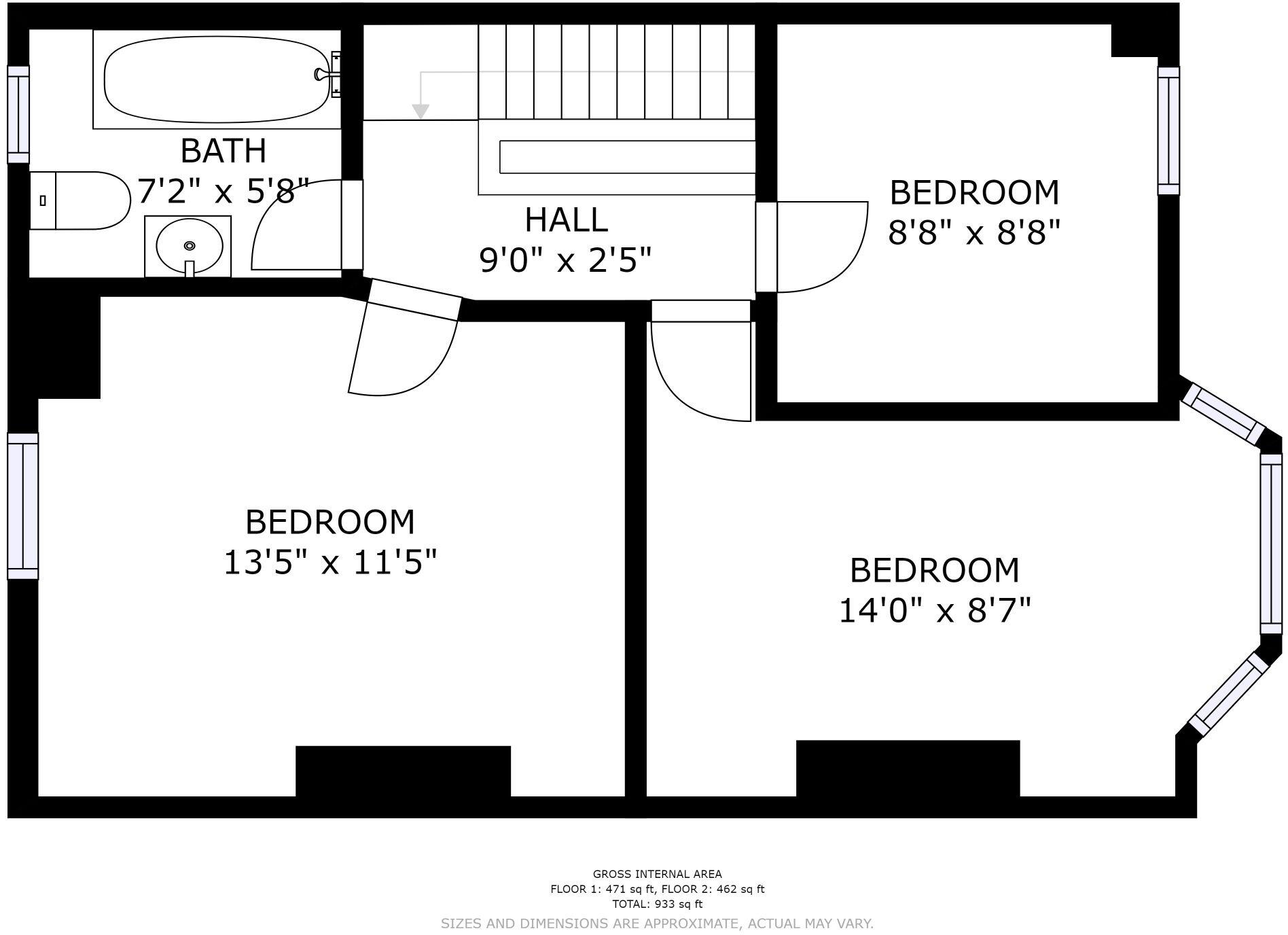 4 Bedroom House, Claremont Road, Liverpool floorplan