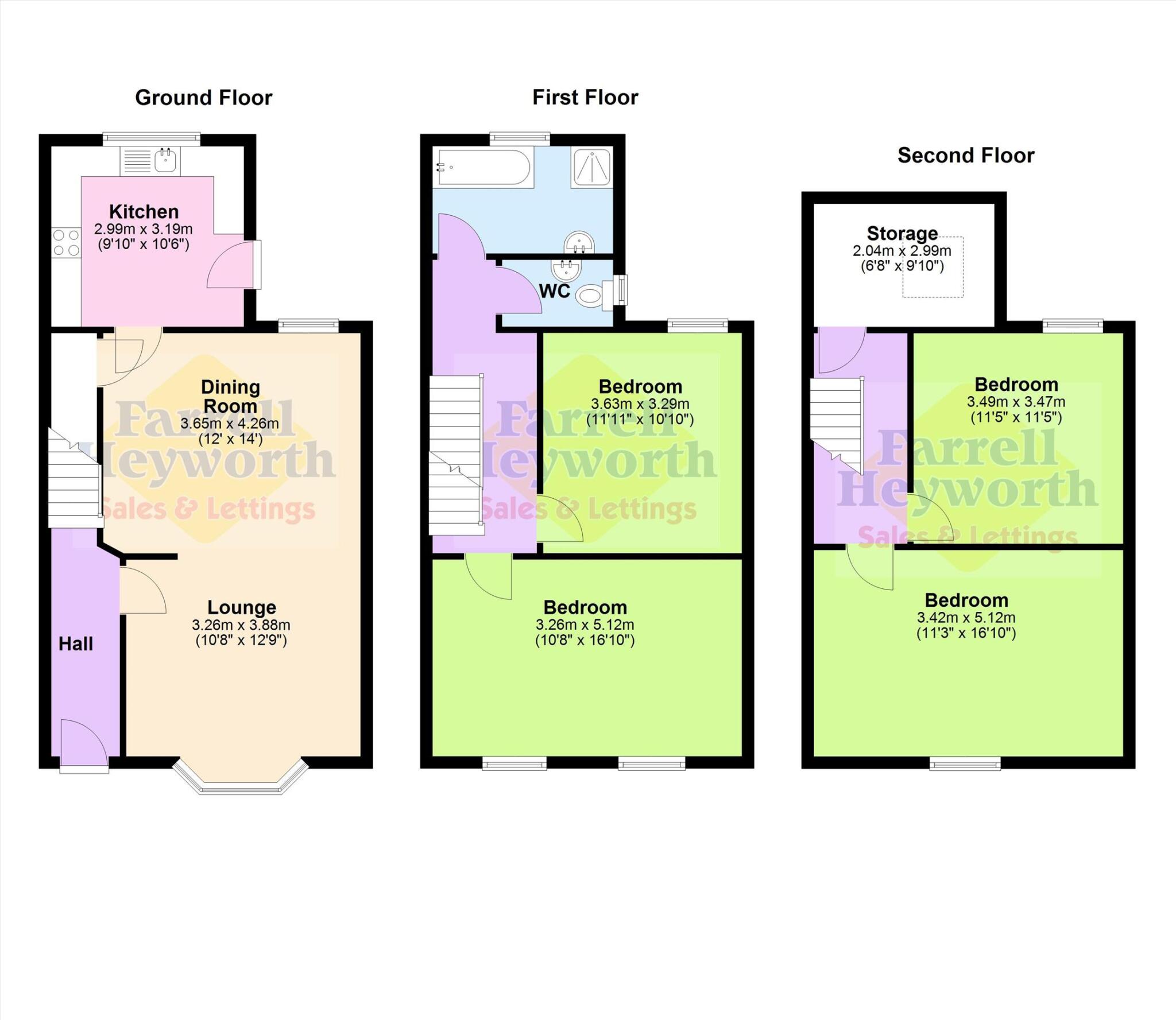 Kensington Road, Morecambe floorplan