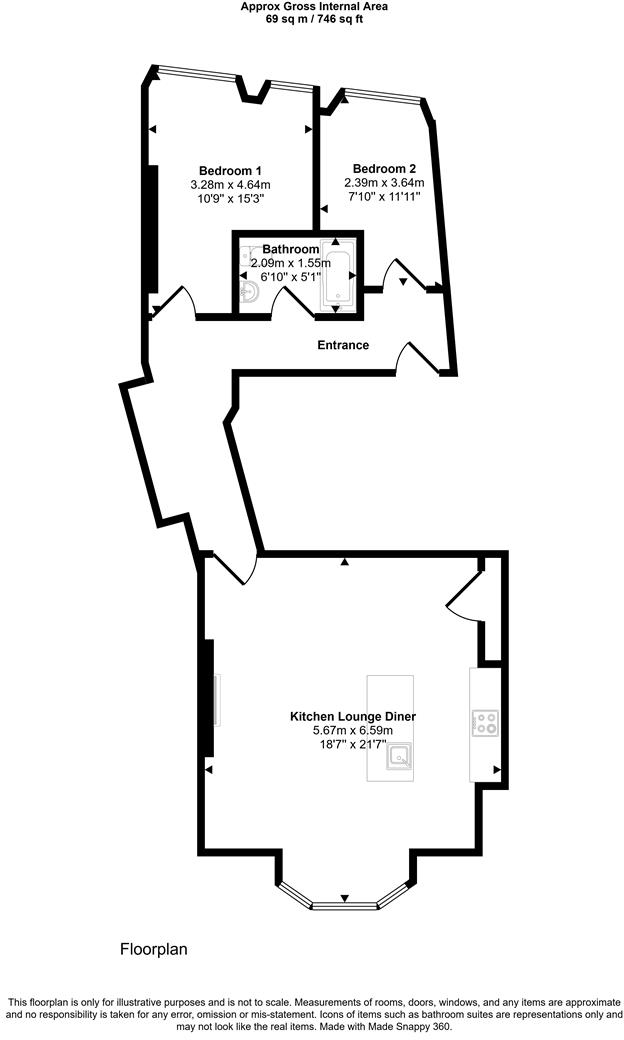 4 Crackwell Street, Tenby floorplan