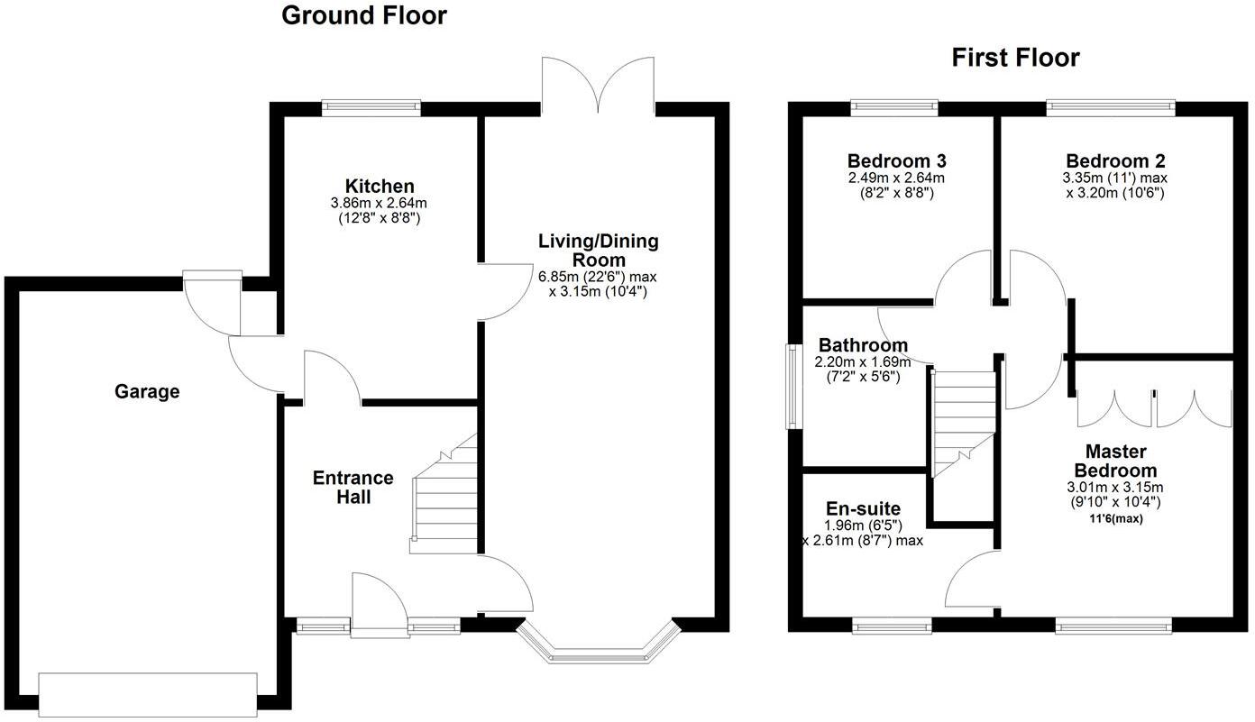 NN17, Yardley Close, Corby floorplan