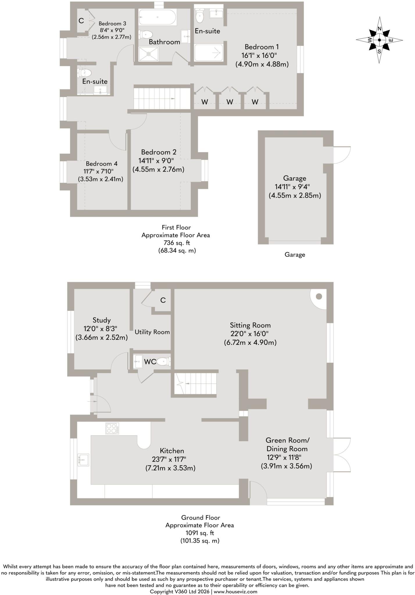 Charming Four Bedroom Home in Runcton Holme floorplan