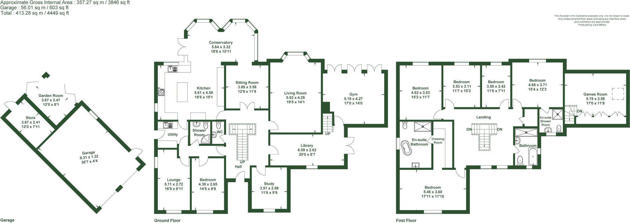 Willow Drive, Wrea Green, Preston, Lancashire floorplan