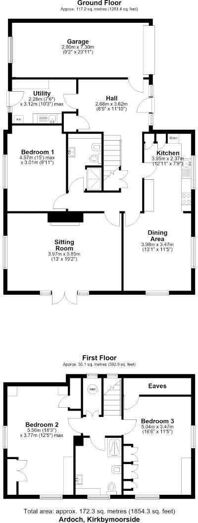 Ardoch, West Lund Lane, Kirkbymoorside floorplan