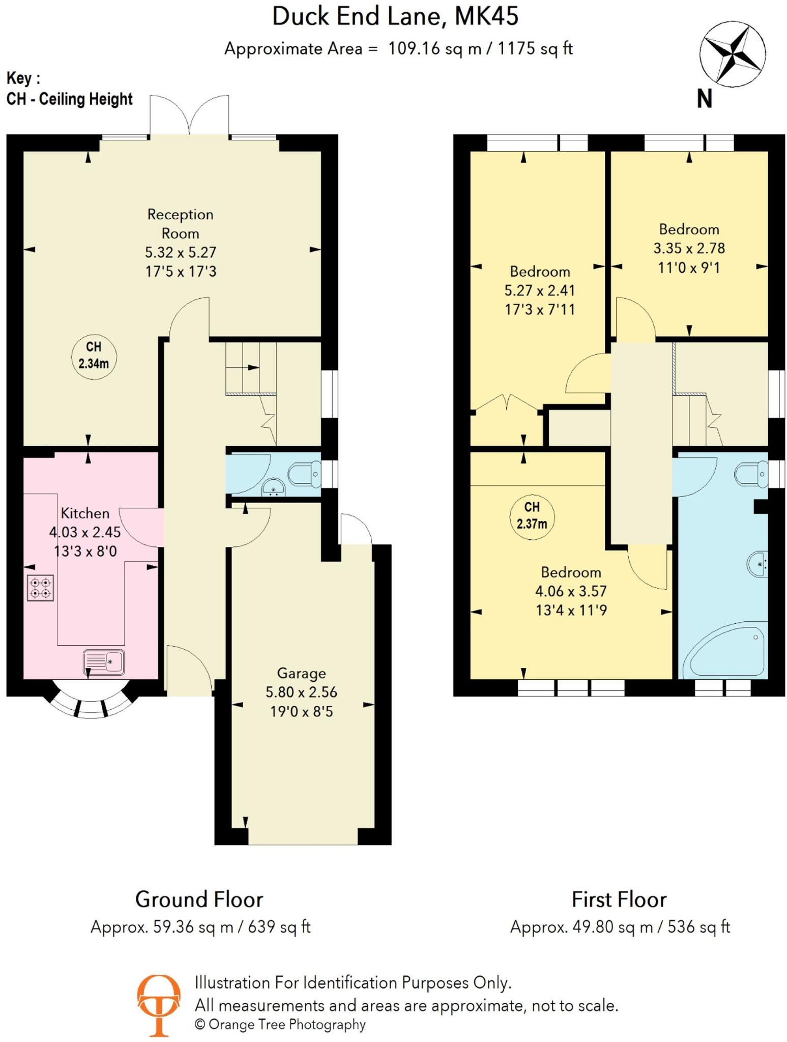 Duck End Lane, Maulden, MK45 floorplan