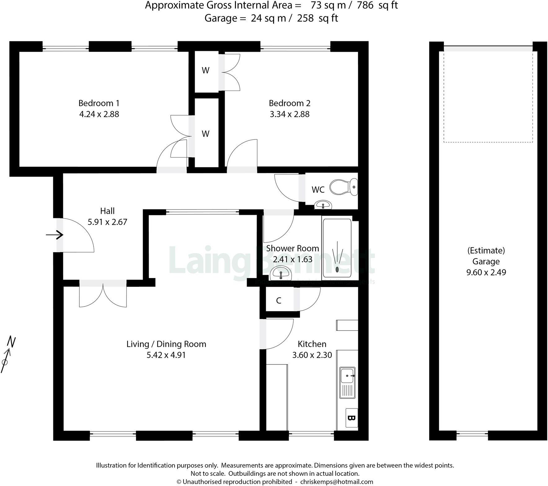South Road, Hythe, CT21 floorplan