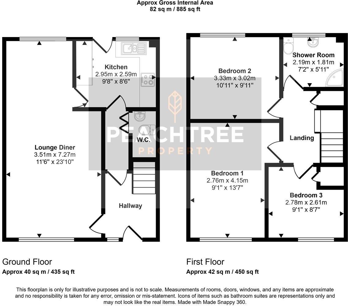Spencer Drive, Paisley, Renfrewshire floorplan