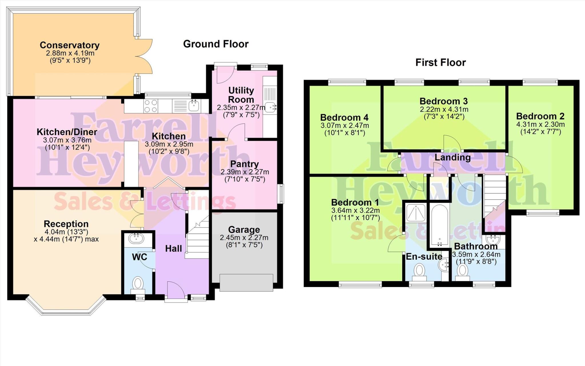Whitebeam Close, Penwortham, Preston floorplan