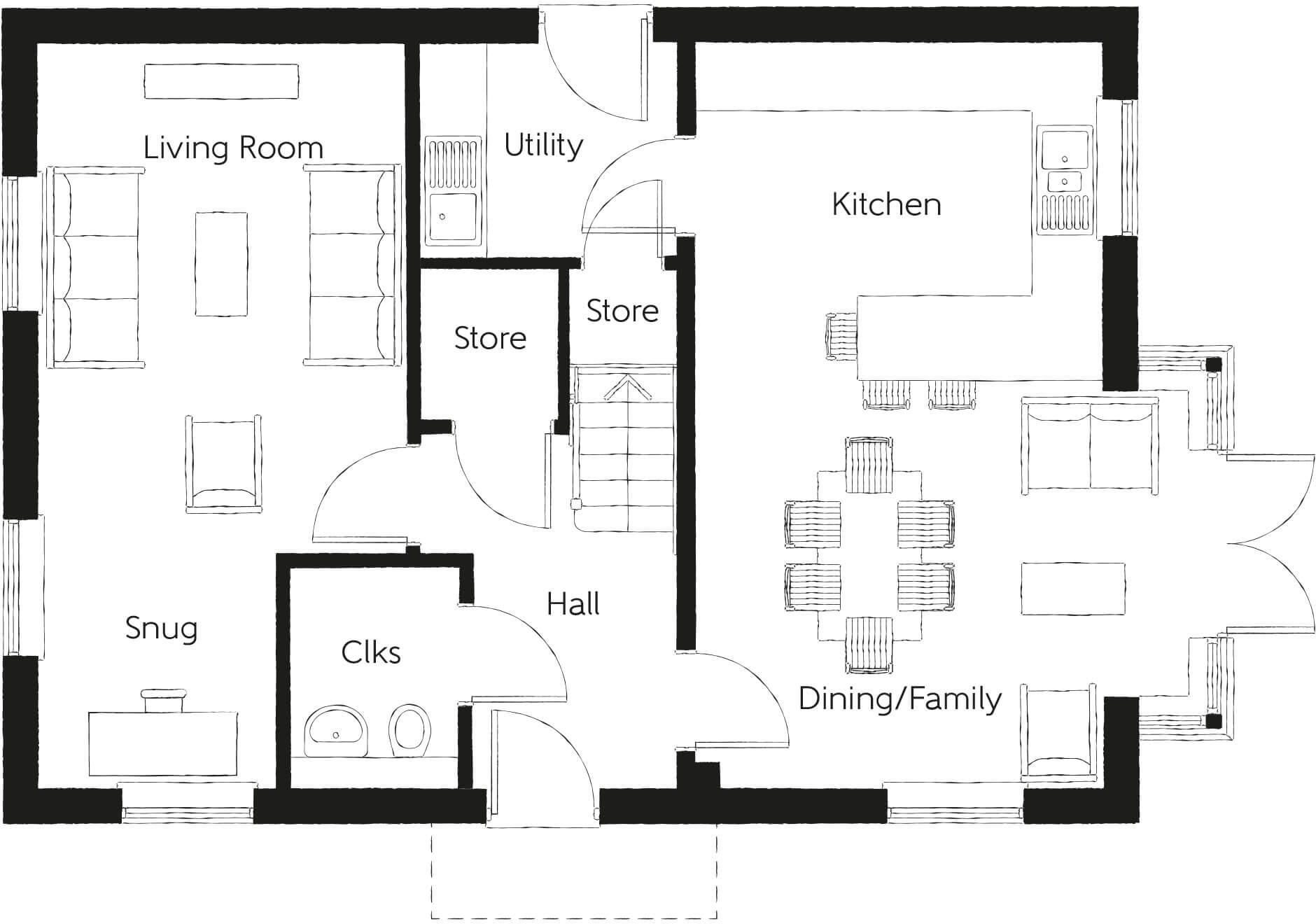 Stoke Albany Road,
NN14 2SR floorplan