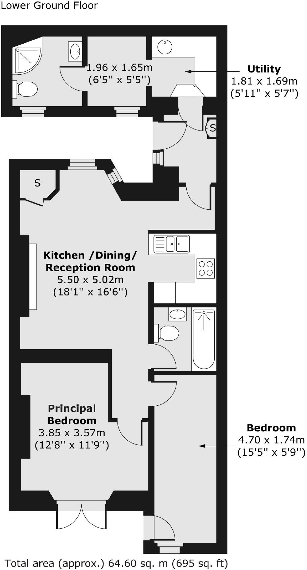 Barons Court Road, West Kensington floorplan