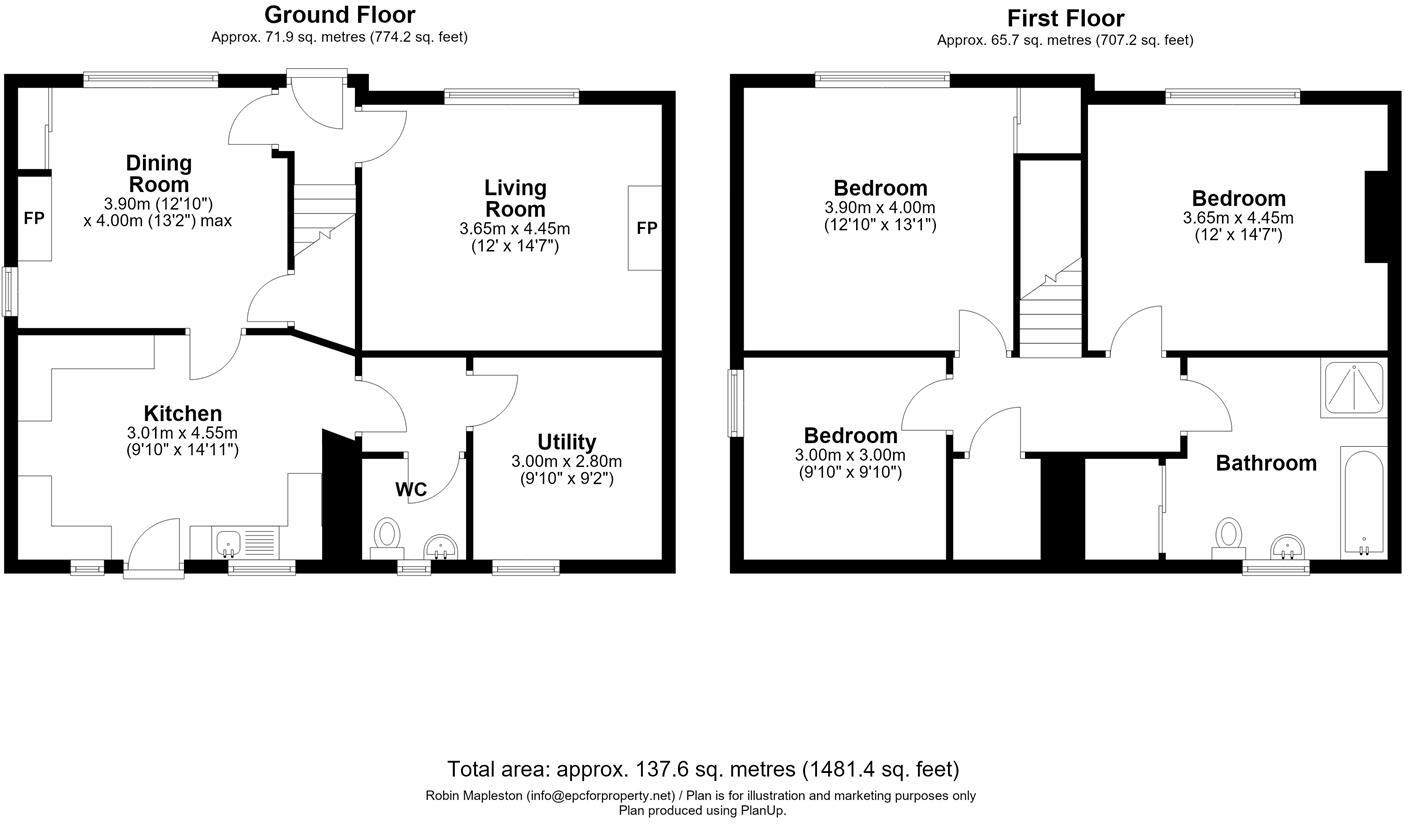 28, Church Street, Glentworth, Gainsborough floorplan