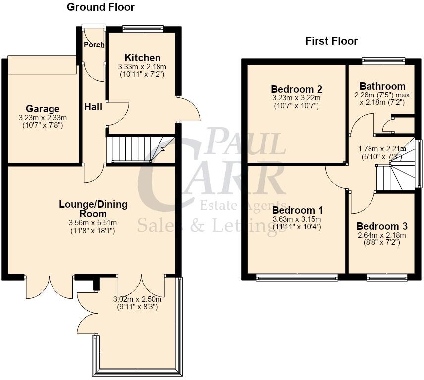 Bridge Avenue, Cheslyn Hay floorplan