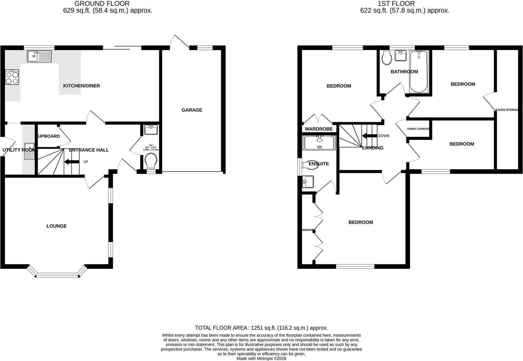 Devoke Close, Huntingdon, PE29 floorplan