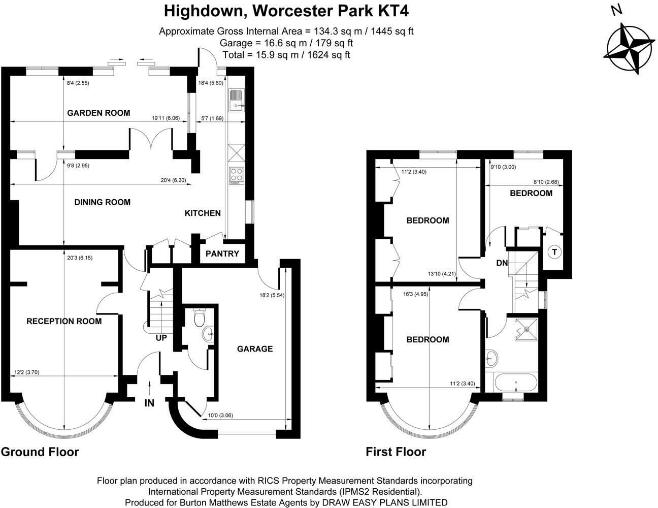 Highdown, Worcester Park floorplan