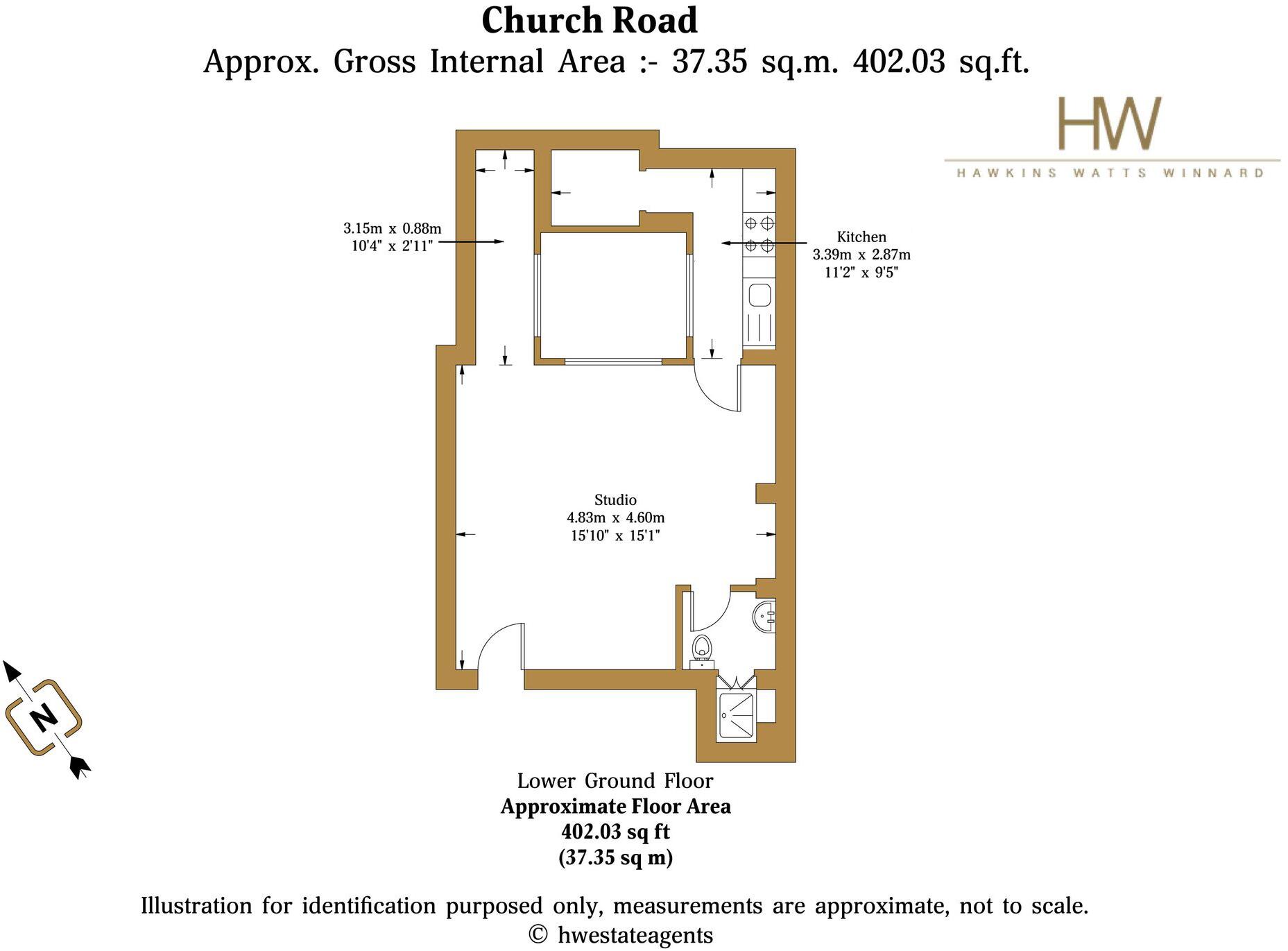 Church Road, Hove, BN3 floorplan