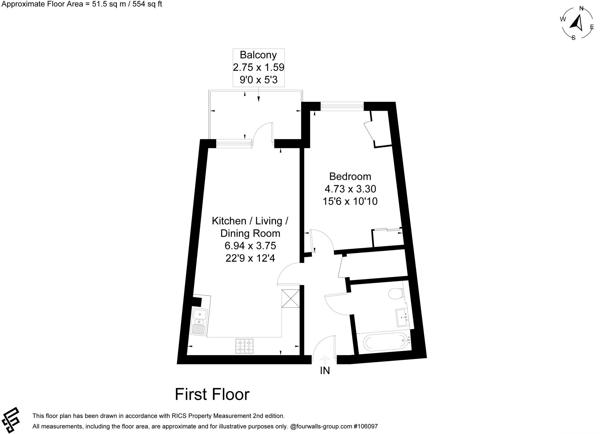 Trevi House, 42 Roman Way, Beckenham, London, BR3 3FN floorplan