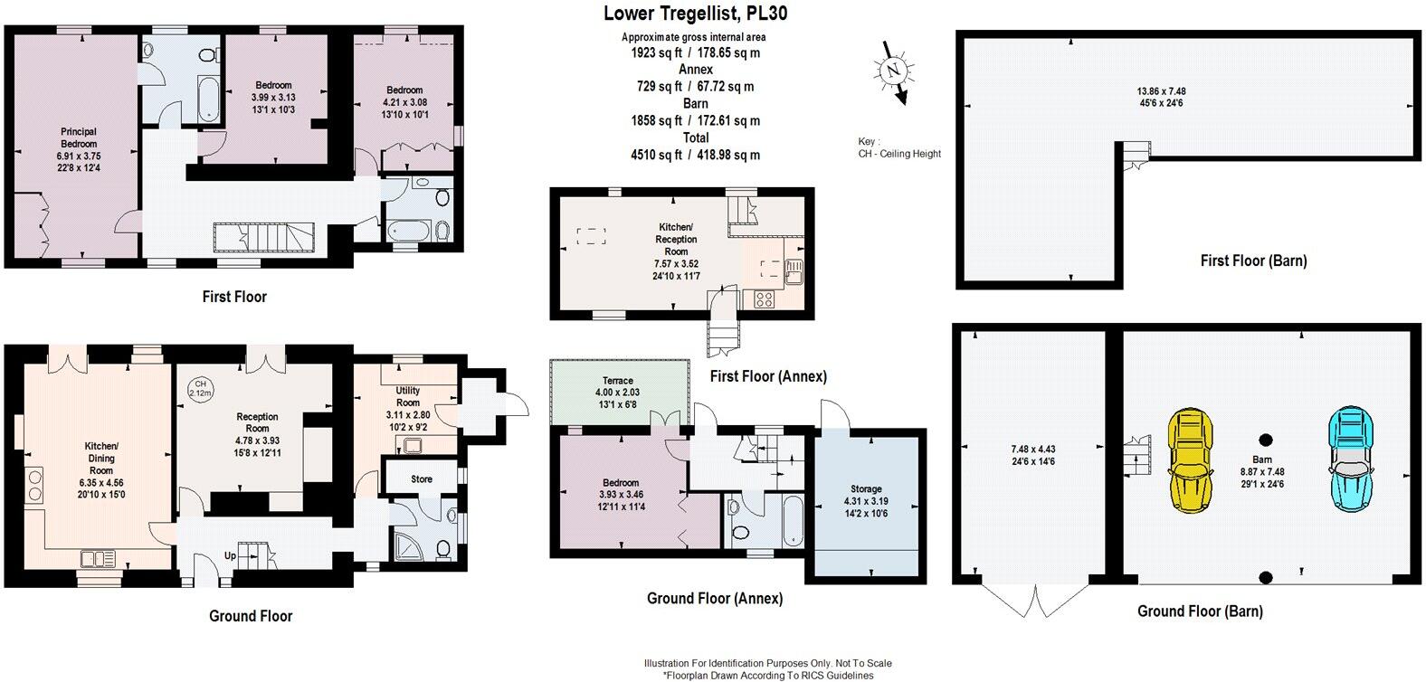 Tregellist, St. Kew, Bodmin, Cornwall, PL30 floorplan
