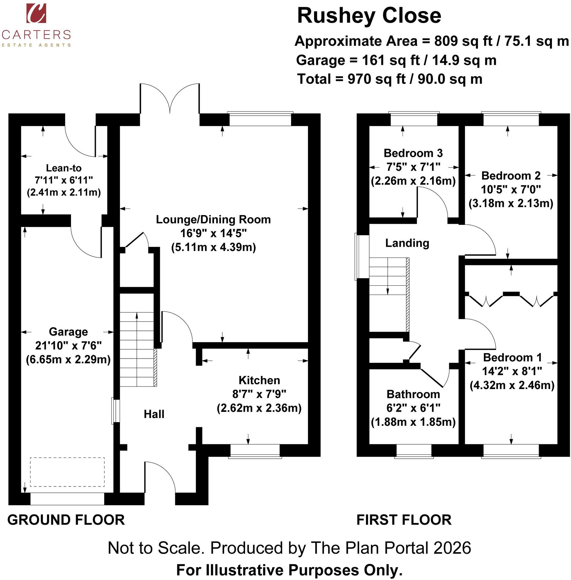 Rushey Close, Barlestone, CV13 floorplan