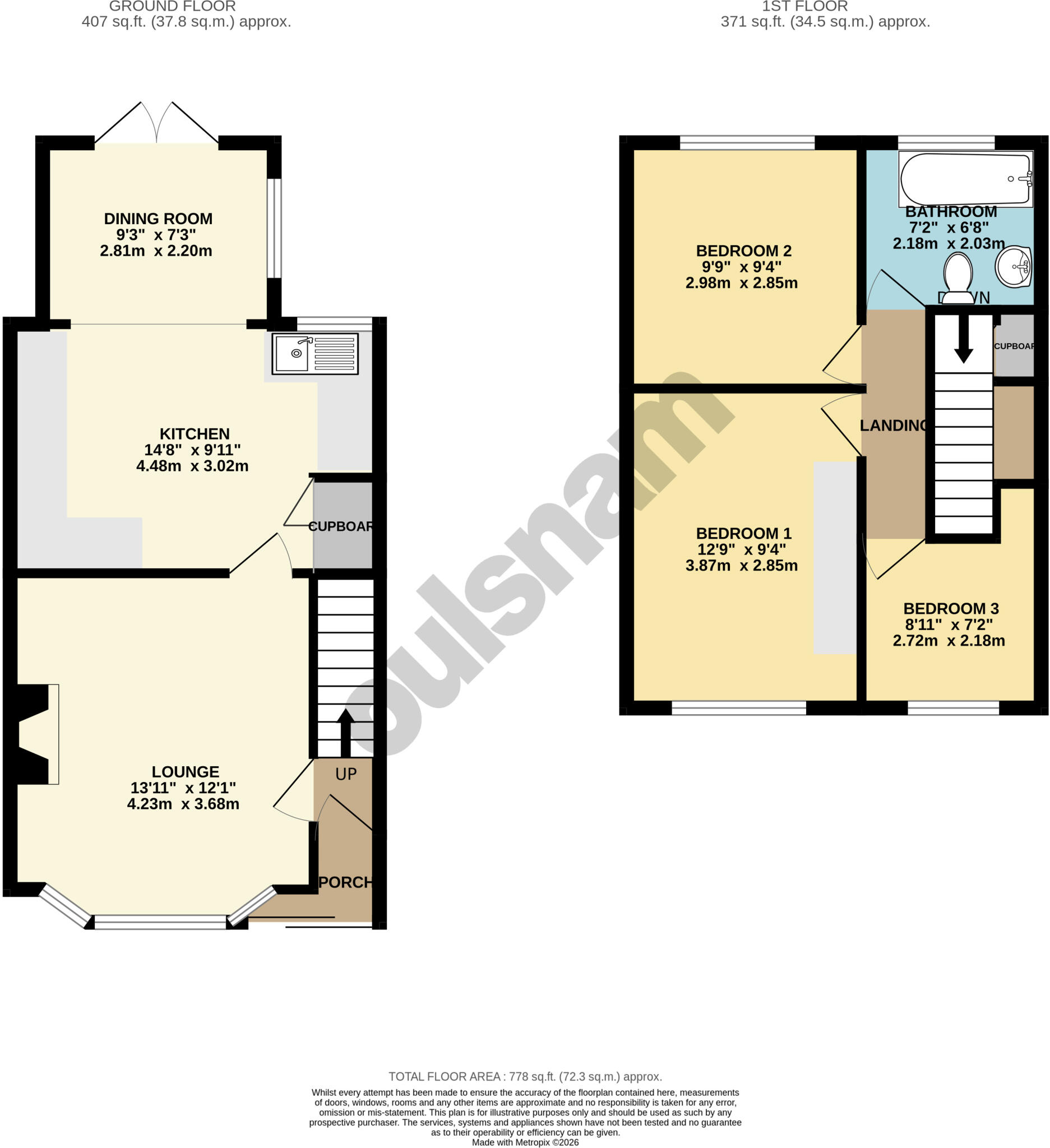 Hopwood Grove, Longbridge, Birmingham, B31 floorplan