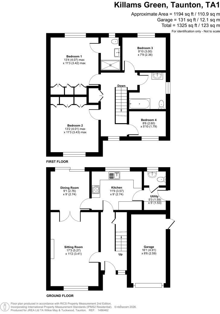 Killams Green, Taunton floorplan