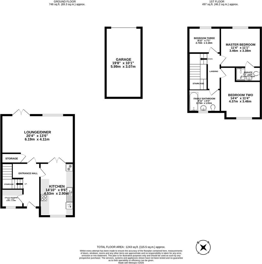 Fern Crescent, Blackburn floorplan