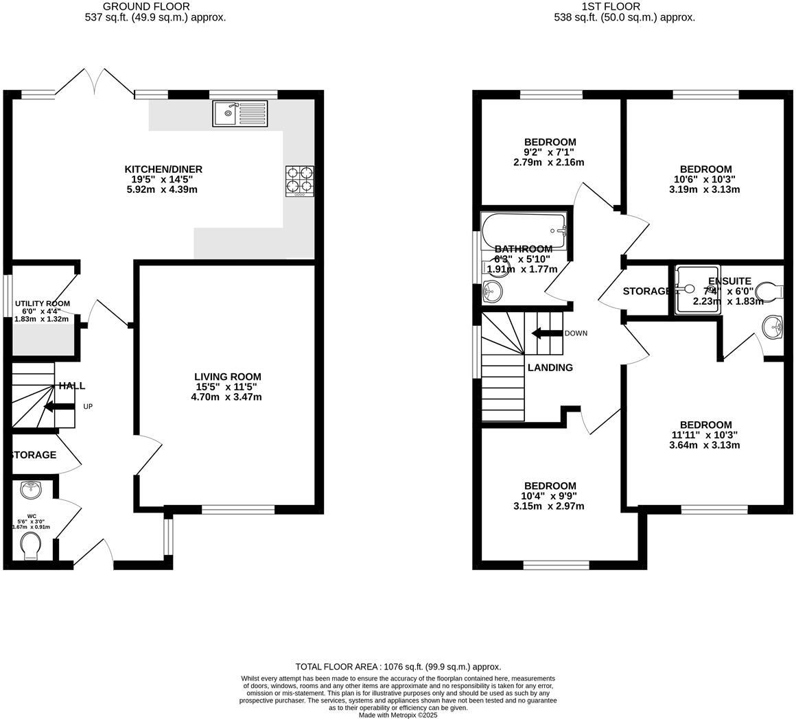Park Leaze, Coalpit Heath, Bristol floorplan