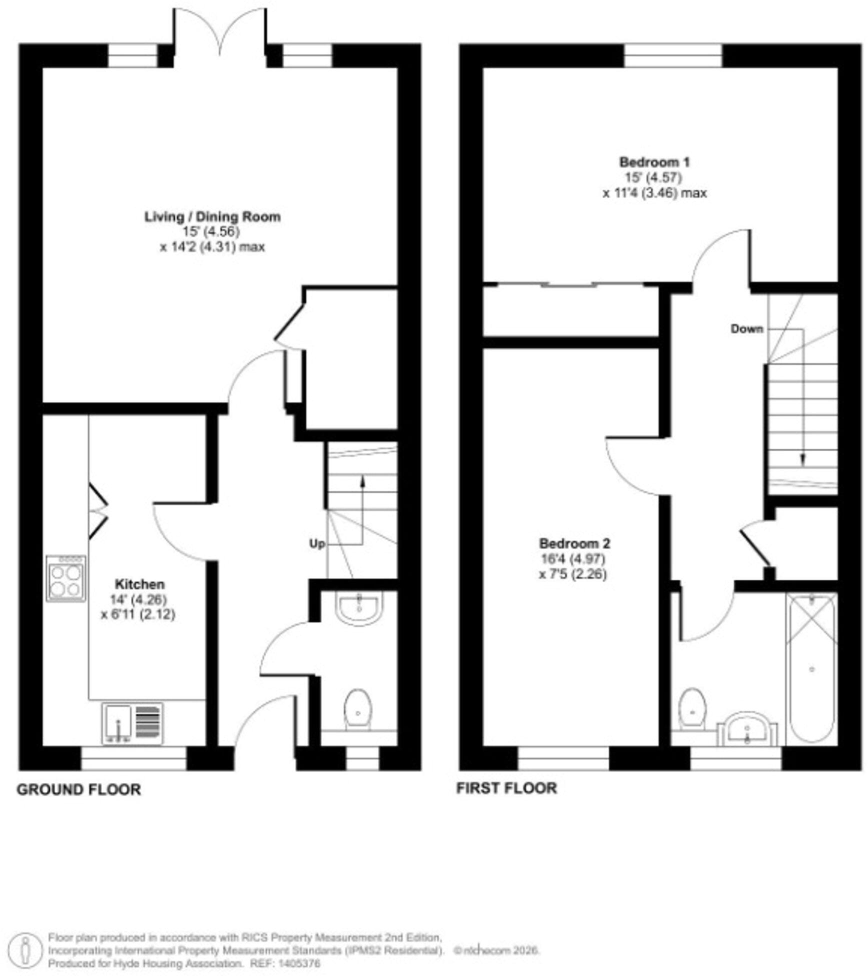 Pippin Close, Cranleigh, GU6 floorplan