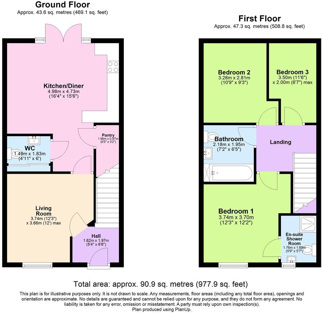Flint Close, Southam floorplan