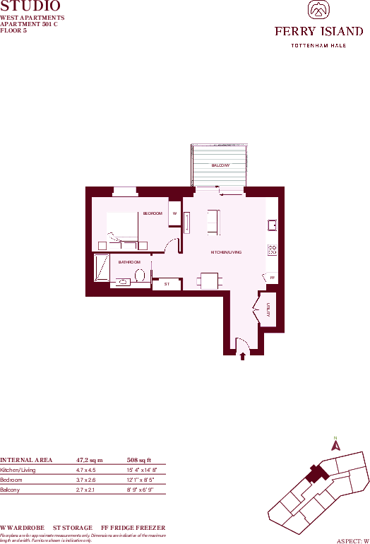 Ferry Island Related Argent, N17 floorplan