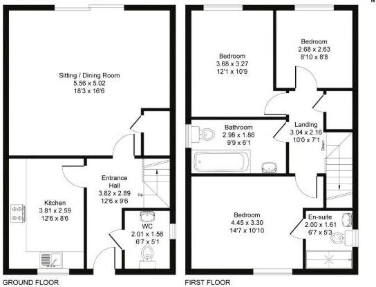 Scholars Close, Watch House Green, Felsted floorplan
